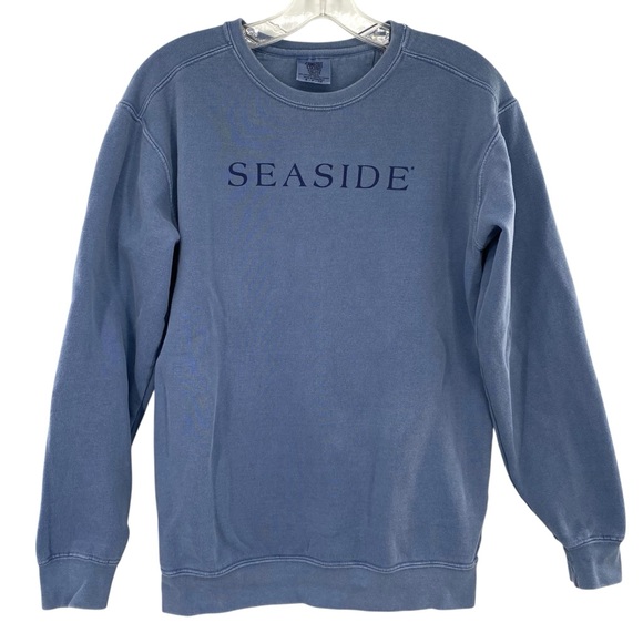 Comfort Colors Seaside Sweatshirt New Town Old Ways - Picture 1 of 7